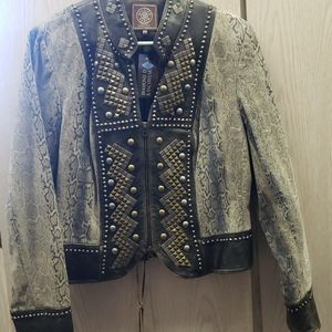 Double D Ranch Leather Jacket